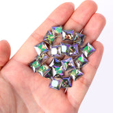 Ghost Light Princess Square Shape High Quality Glass Pointed Back Fancy Rhinestones WholesaleRhinestone